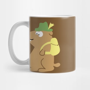 Hiking Mountaineer Marmot Mug